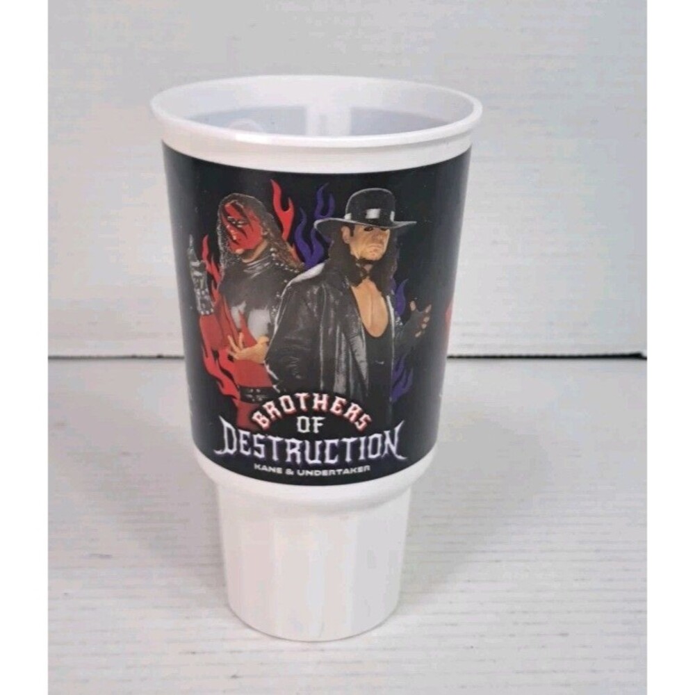 WWE Brothers of Destruction Bojangles Cup Undertaker Kane Limited Edition WWF